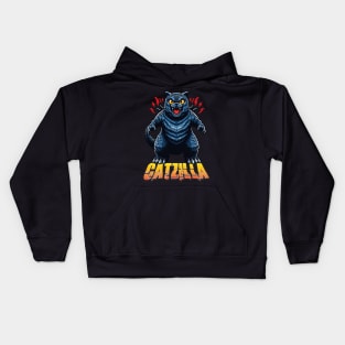 Catzilla S01 D39 Kids Hoodie